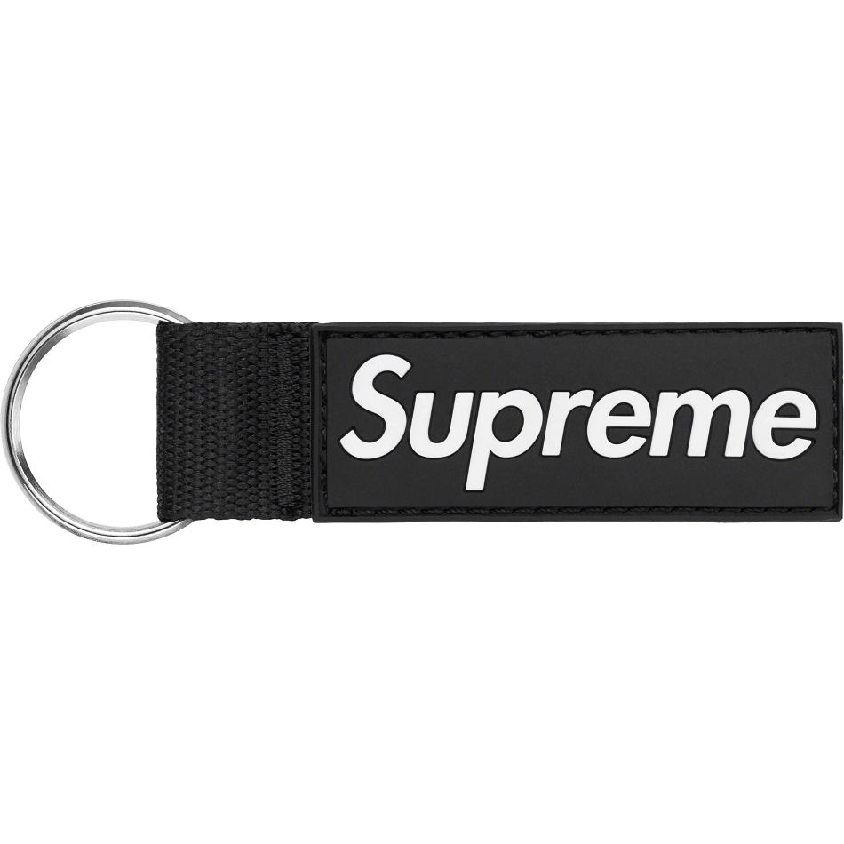 Accesorios Supreme Webbing Keychain Negras | CR182FM