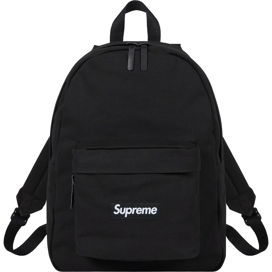 Bolsas Supreme Canvas Backpack Negras | CR166BC