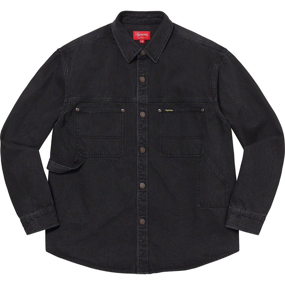 Camisas Supreme Denim Painter Negras | CR390FM