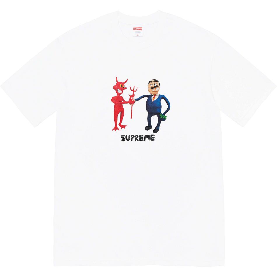 Camiseta Supreme Business Tee Blancas | CR217VD