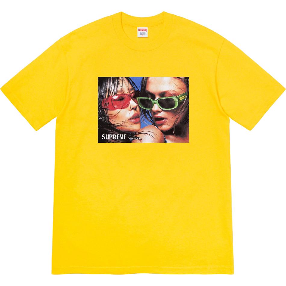 Camiseta Supreme Eyewear Tee Amarillo | CR224RW