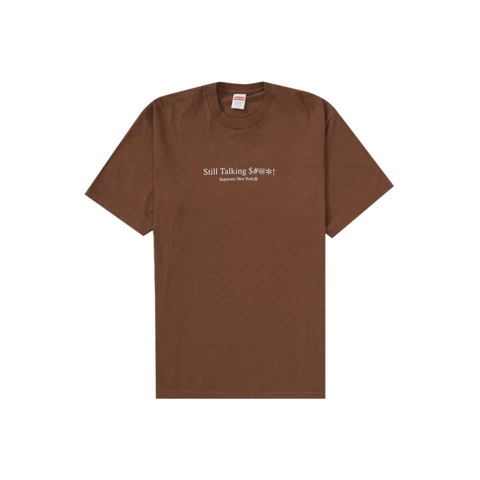 Camiseta Supreme Still Talking Marrones | CR195QZ