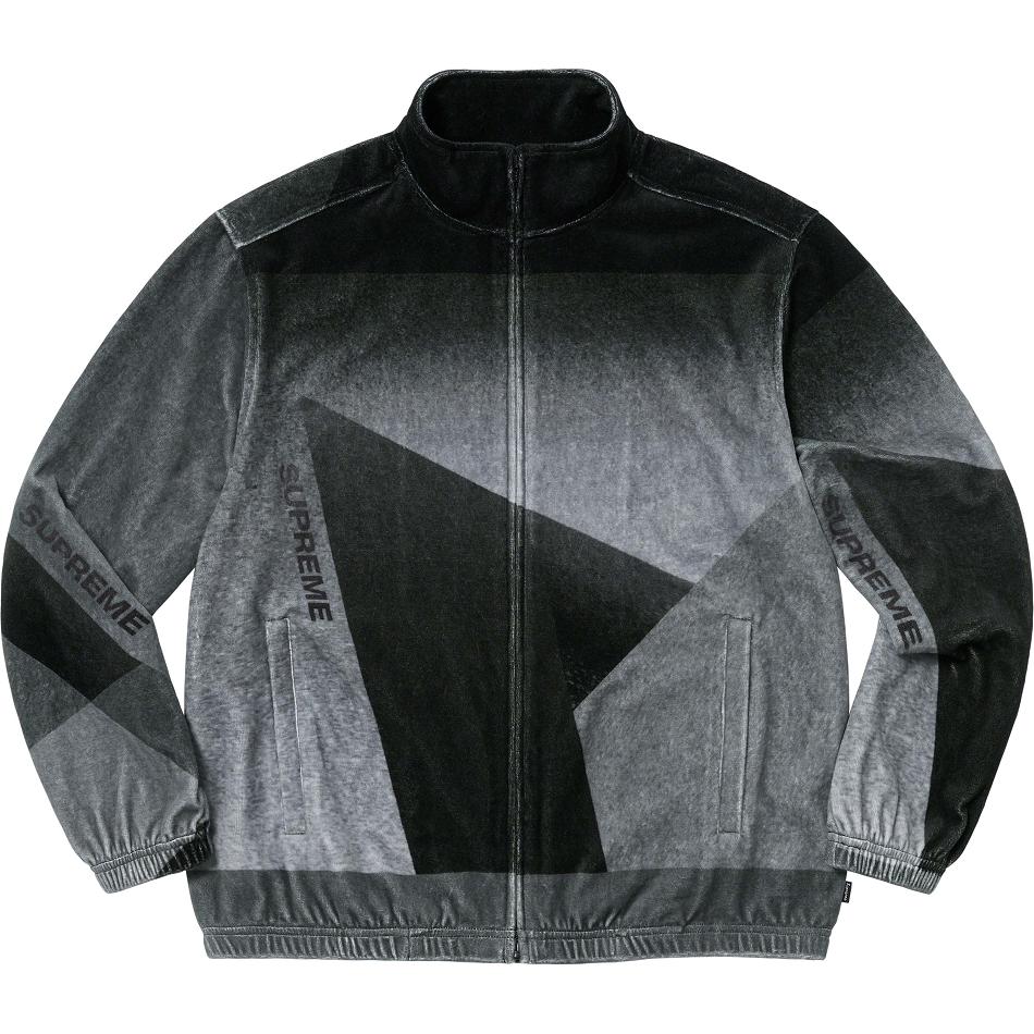 Chaquetas Supreme Geo Velour Track Negras | CR450CE