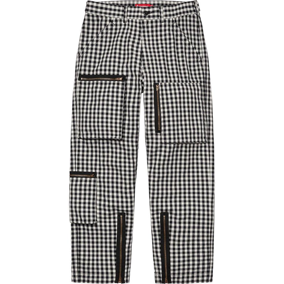 Pantalones Supreme Gingham Flight Pant Negras | CR392HK