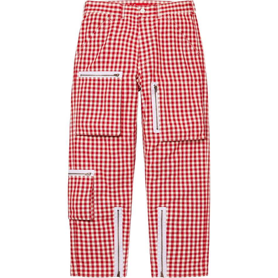 Pantalones Supreme Gingham Flight Pant Rojas | CR393JJ