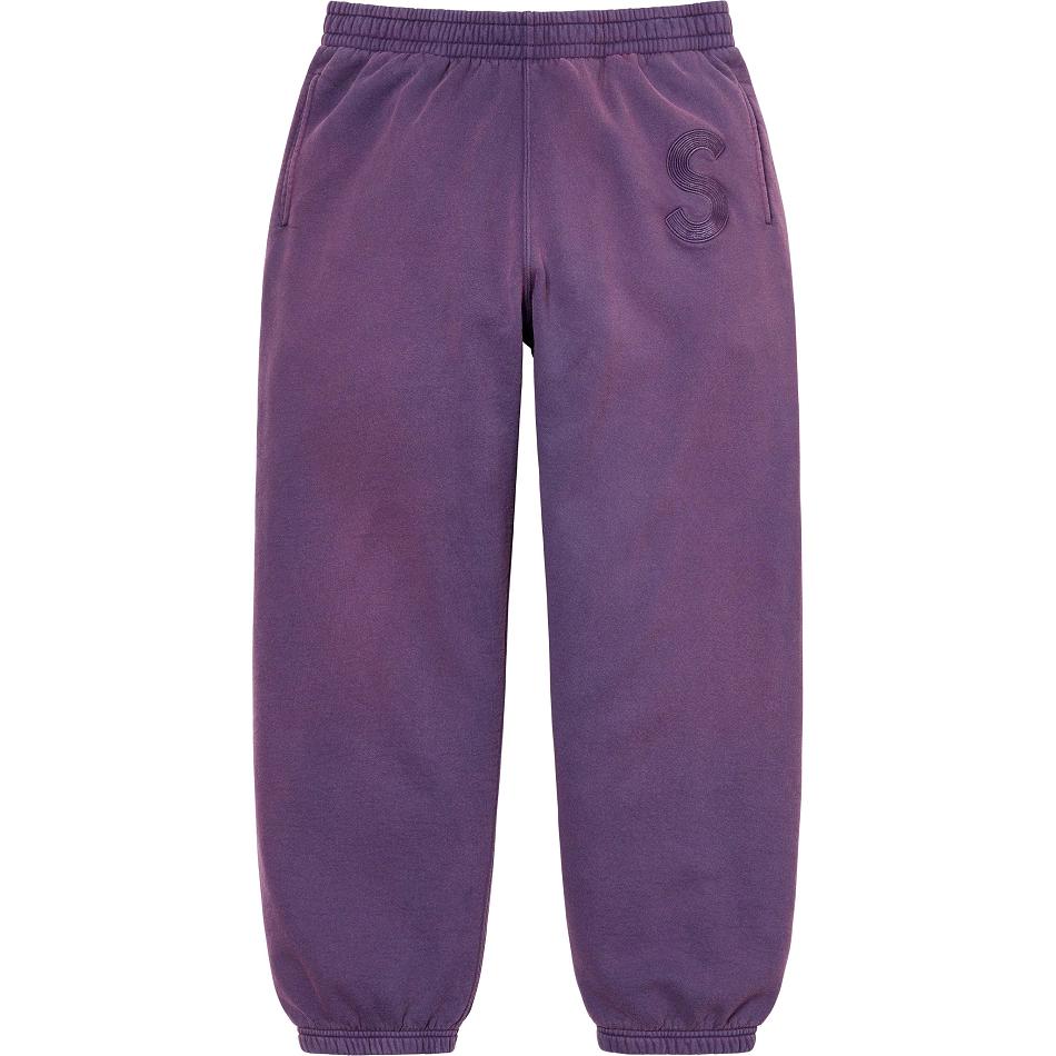 Pantalones Supreme Overdyed S Logo Sweatpant Moradas | CR401NB