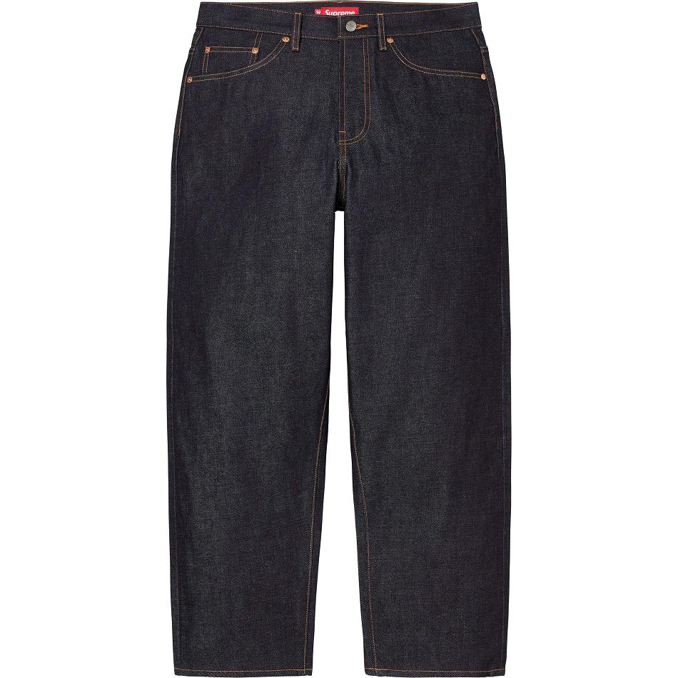 Pantalones Supreme Rigid Baggy Jean Negras | CR427NB