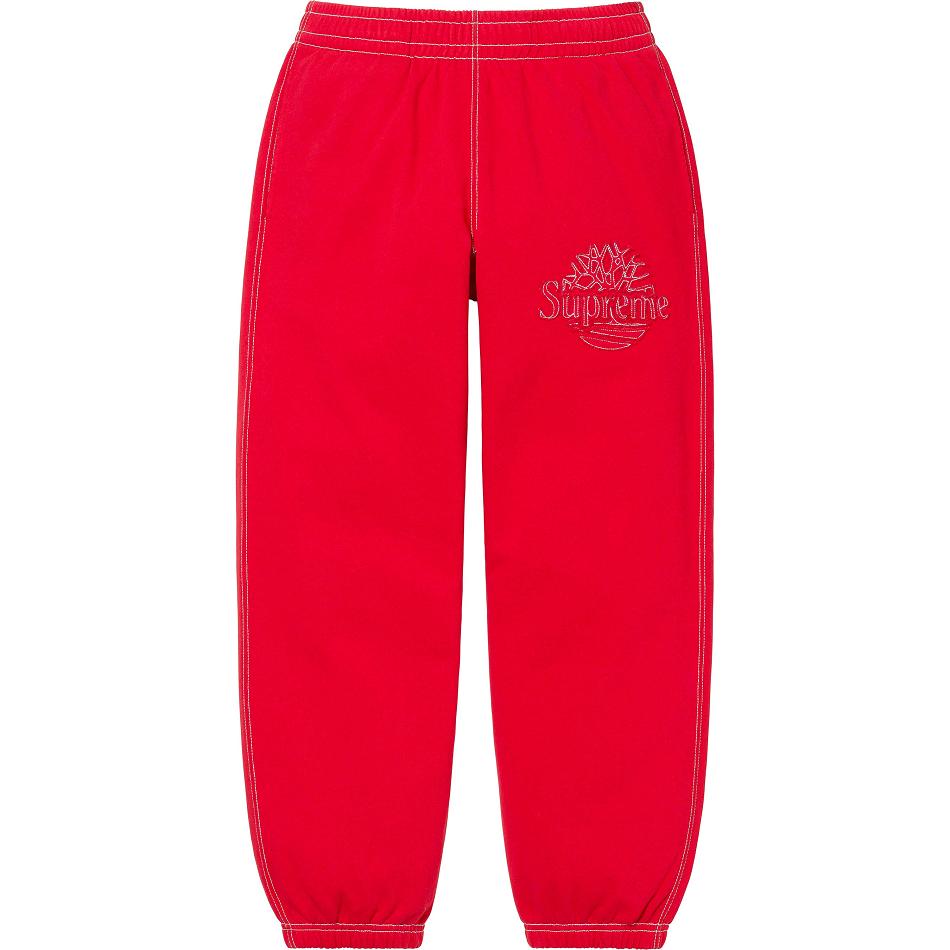 Pantalones Supreme Timberland® Sweatpant Rojas | CR409UT