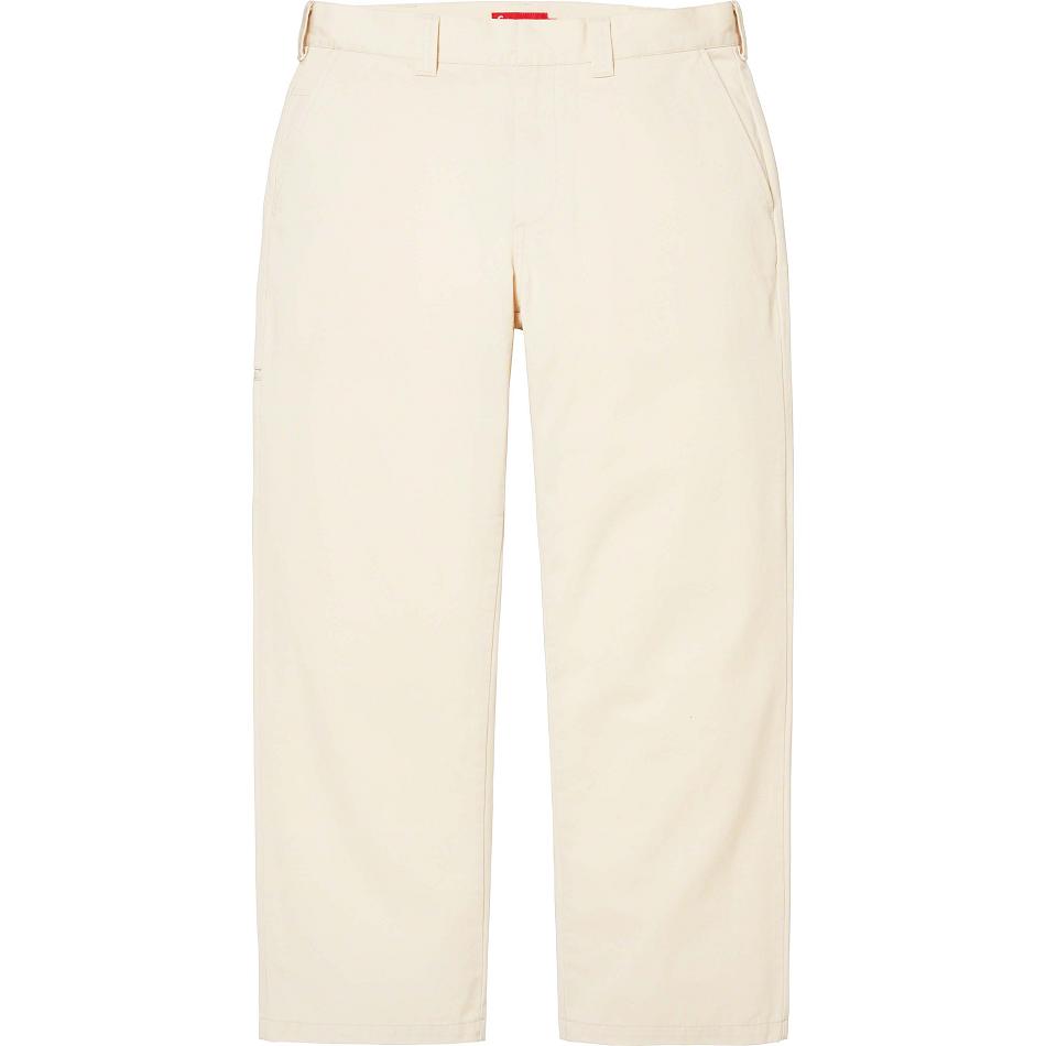 Pantalones Supreme Work Pant Blancas | CR422ZG