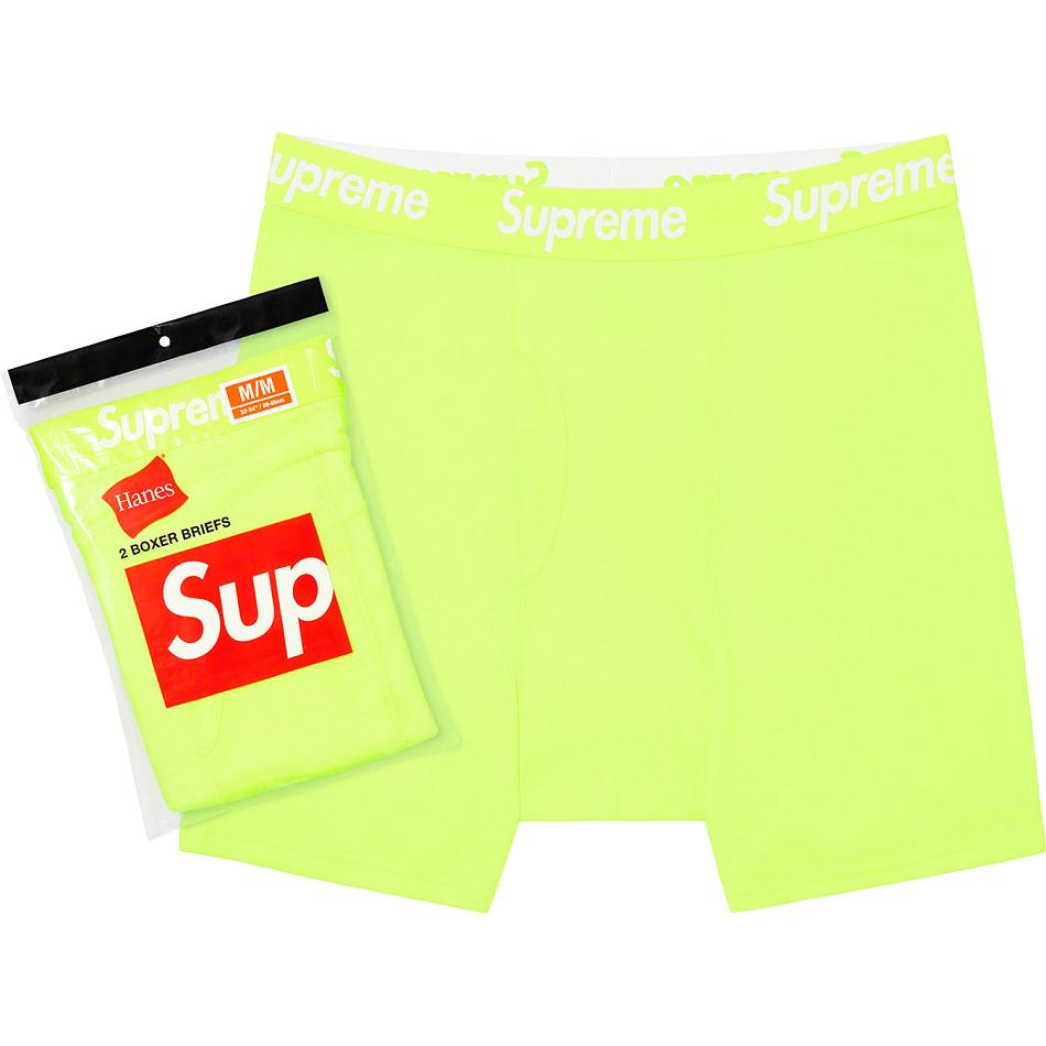 Ropa Interior Supreme Hanes® Boxer Briefs (2 Pack) Verde | CR100PQ