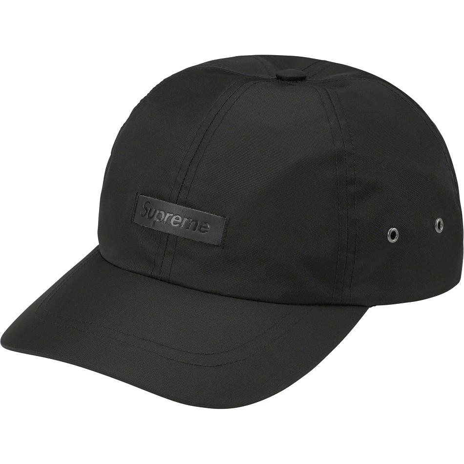 Sombreros Supreme Cuero Patch 6-Panel Negras | CR121TV