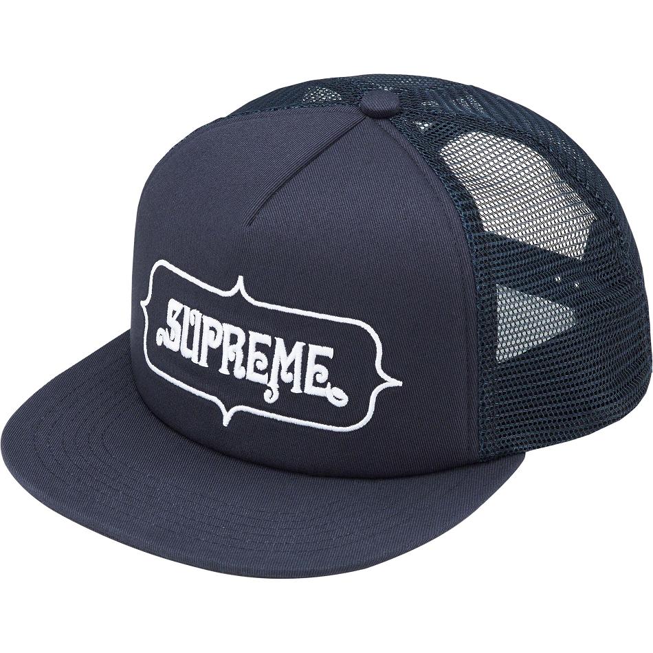 Sombreros Supreme Highest Mesh Back 5-Panel Azul Marino | CR132HK