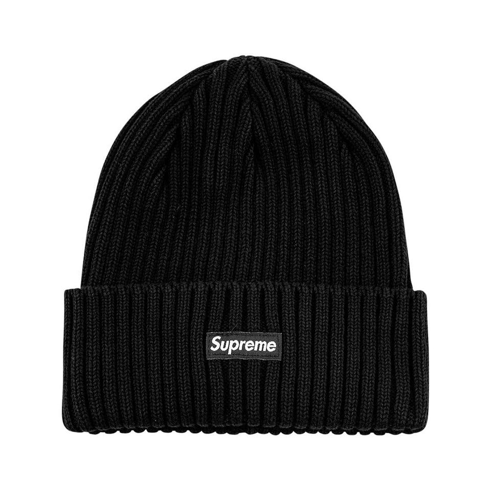 Sombreros Supreme Overdyed Logo Beanie Negras | CR108KI