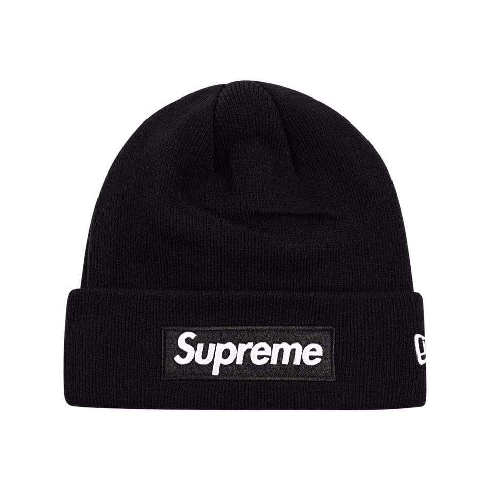 Sombreros Supreme x New Era Box Logo Beanie Negras | CR106HK