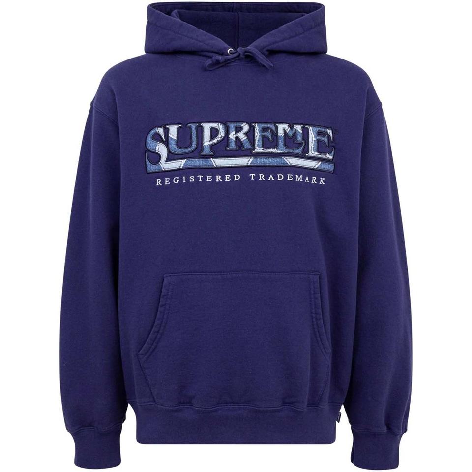 Sudadera Con Capucha Supreme Amazing Denim Logo Azules | CR491AP