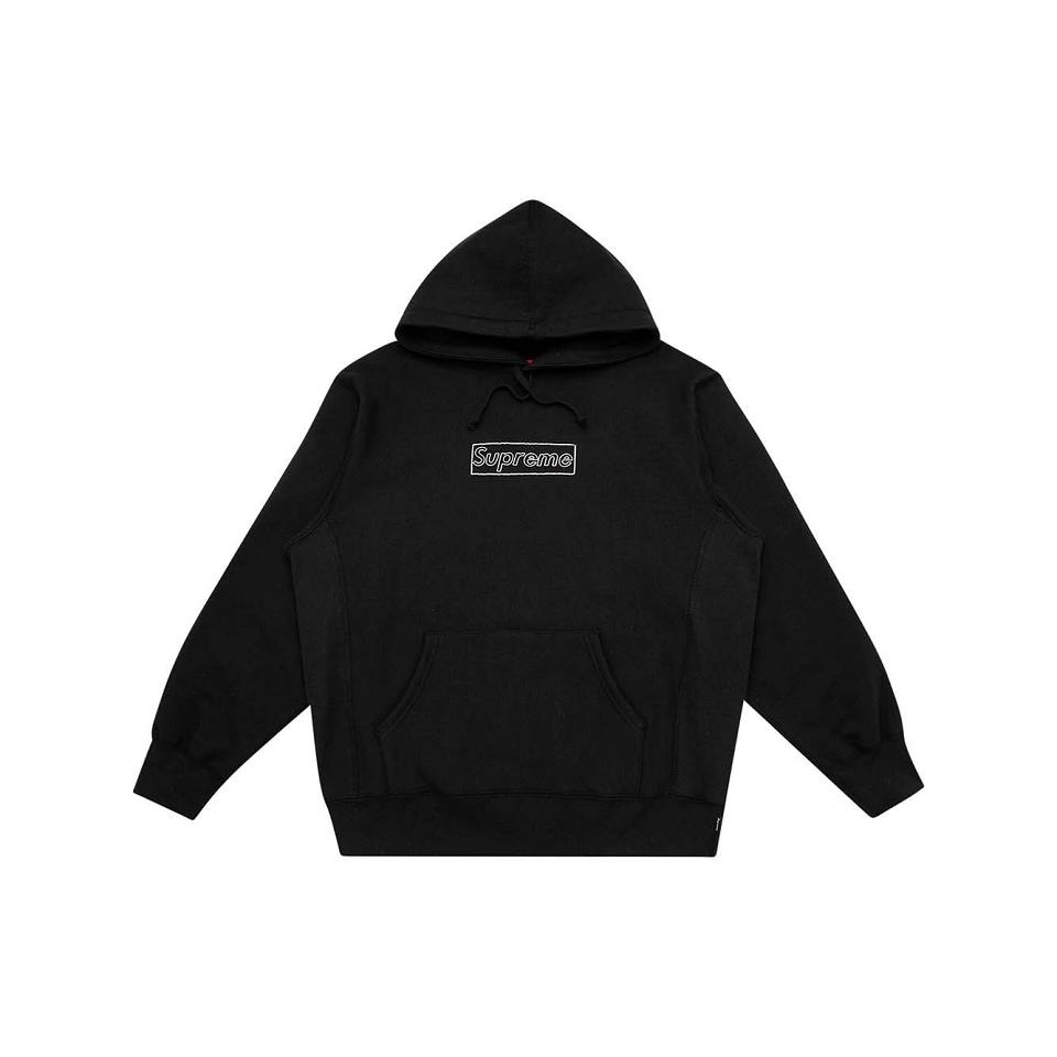 Sudadera Con Capucha Supreme Kaws Chalk Logo Negras | CR478BC