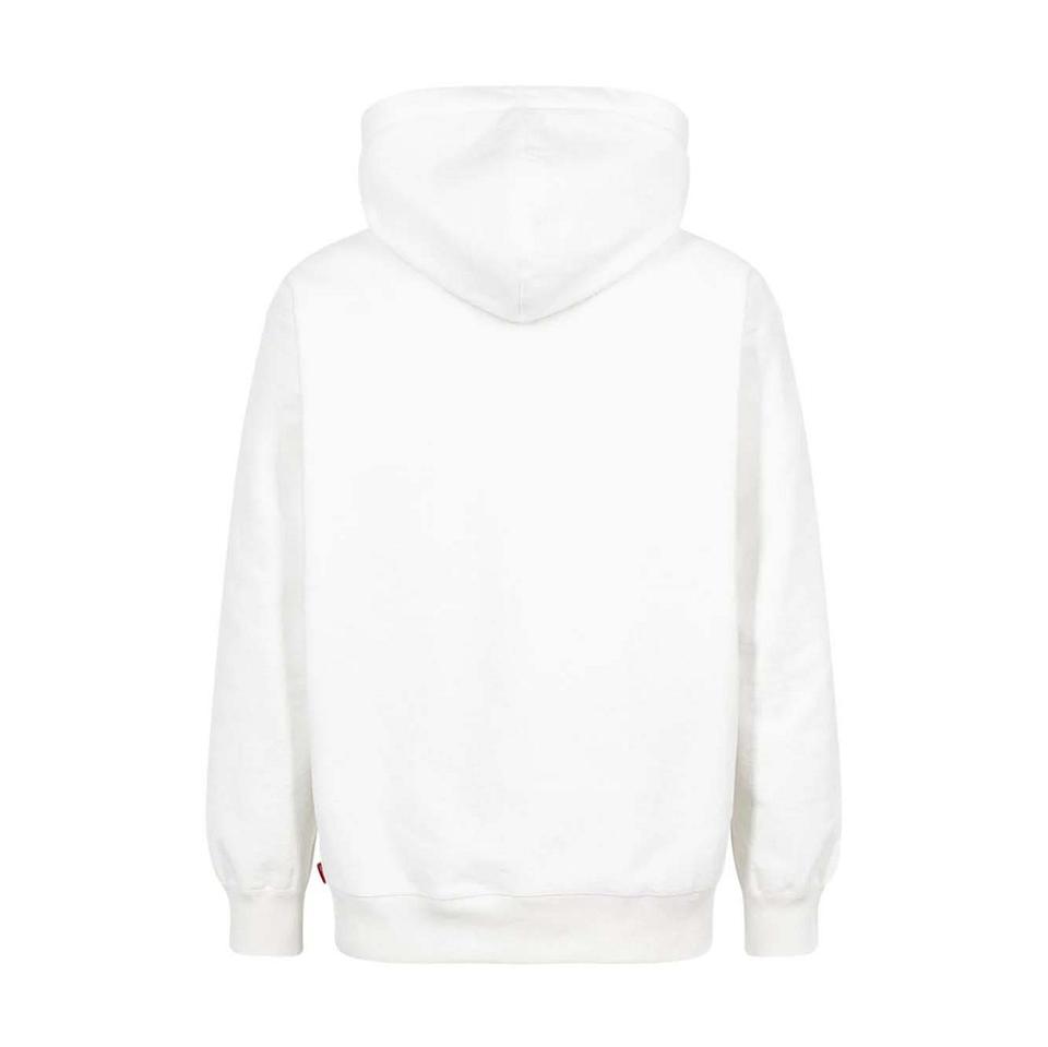 Sudadera Con Capucha Supreme Lace Detail Logo Blancas | CR475XF