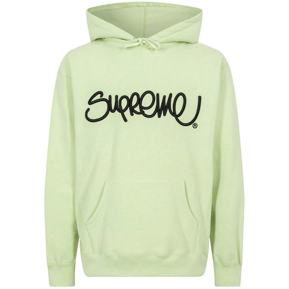 Sudadera Con Capucha Supreme Raised Handstyle Yello | CR470HK