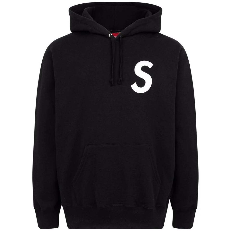 Sudadera Con Capucha Supreme S Logo Split Negras | CR469GL