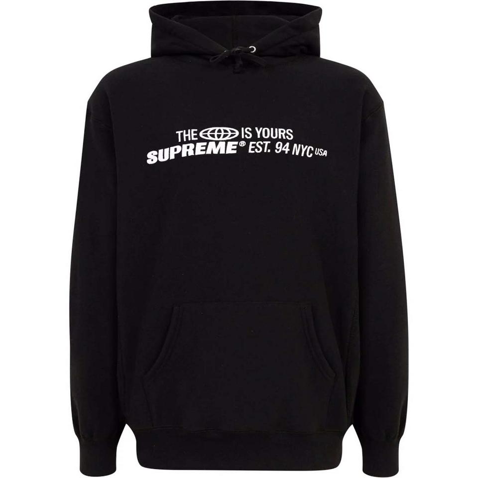 Sudadera Con Capucha Supreme The World Is Yours Printed Negras | CR463OR