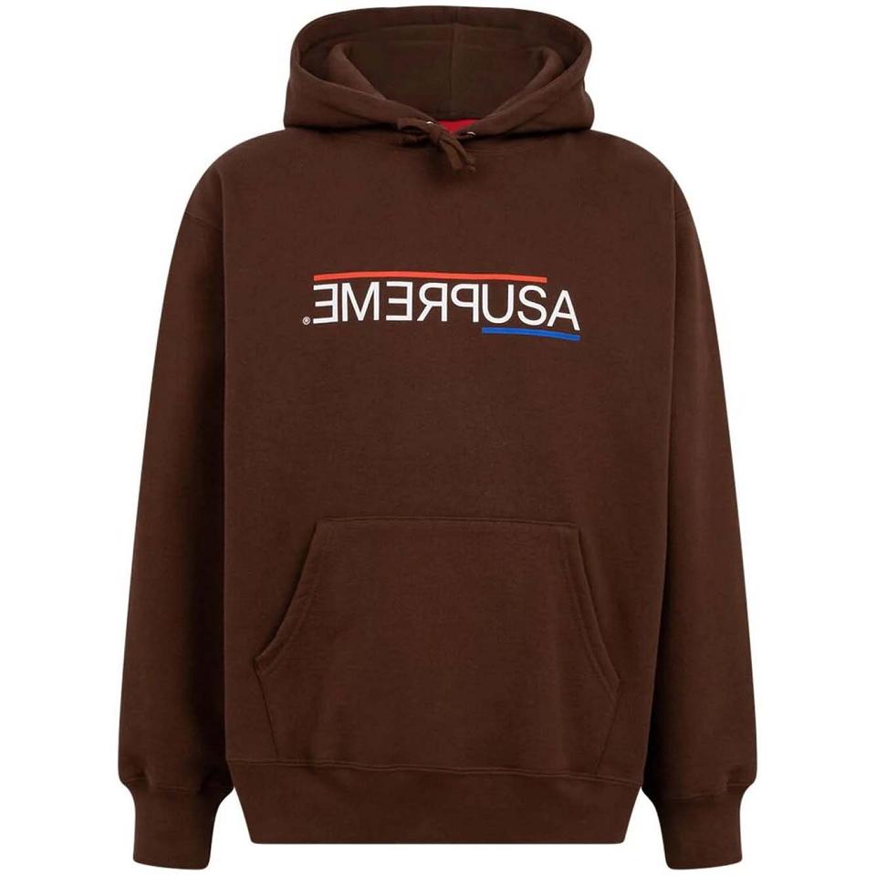 Sudadera Con Capucha Supreme USA Marrones | CR462IS