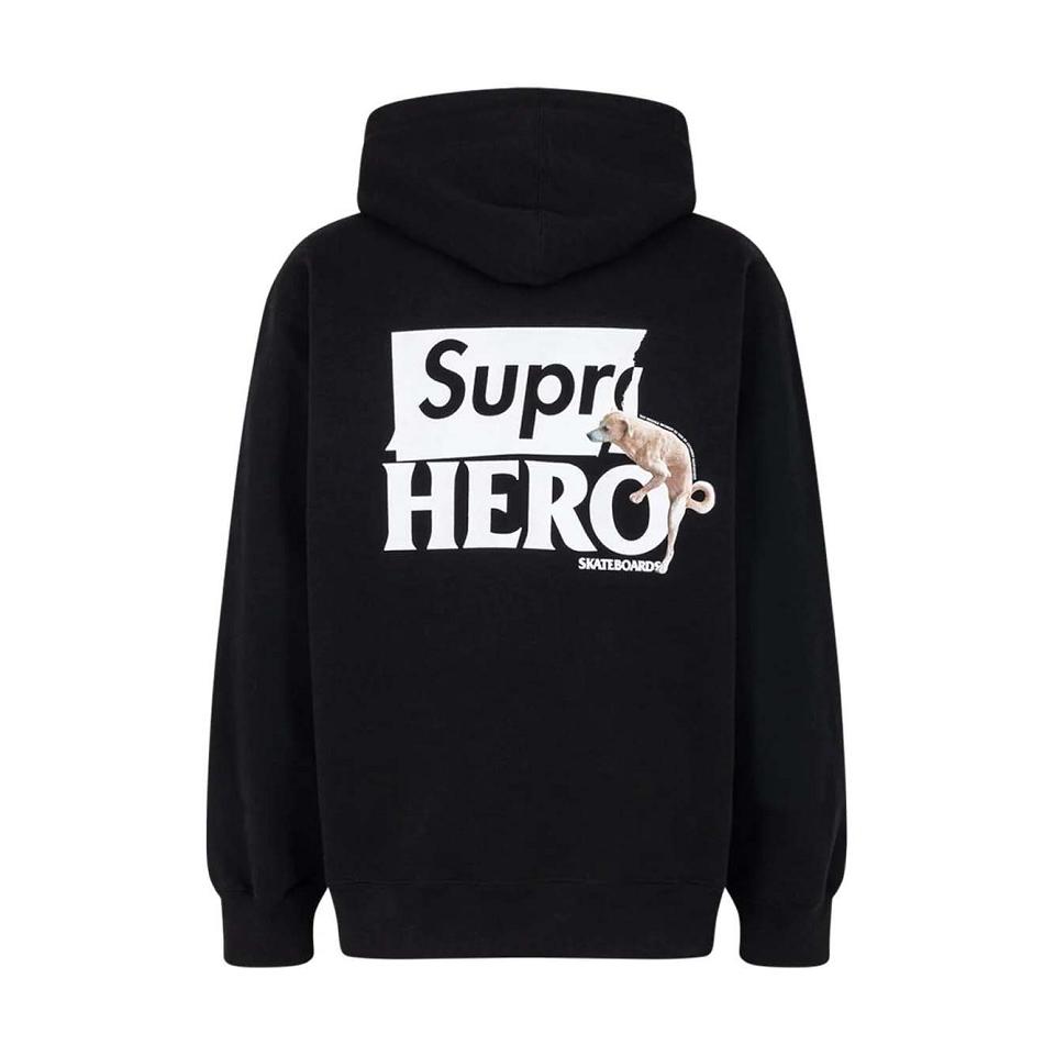 Sudadera Con Capucha Supreme X Antihero Negras | CR459TV