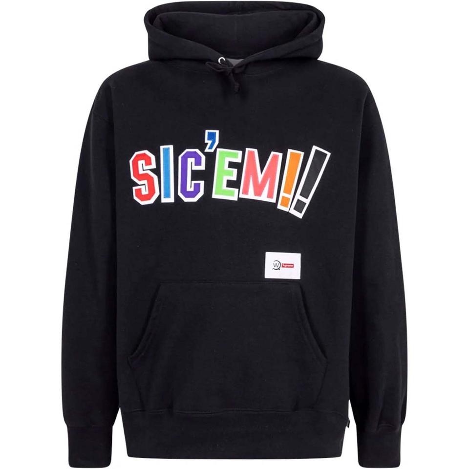 Sudadera Con Capucha Supreme X WTAPS Sic’em! Negras | CR454MA