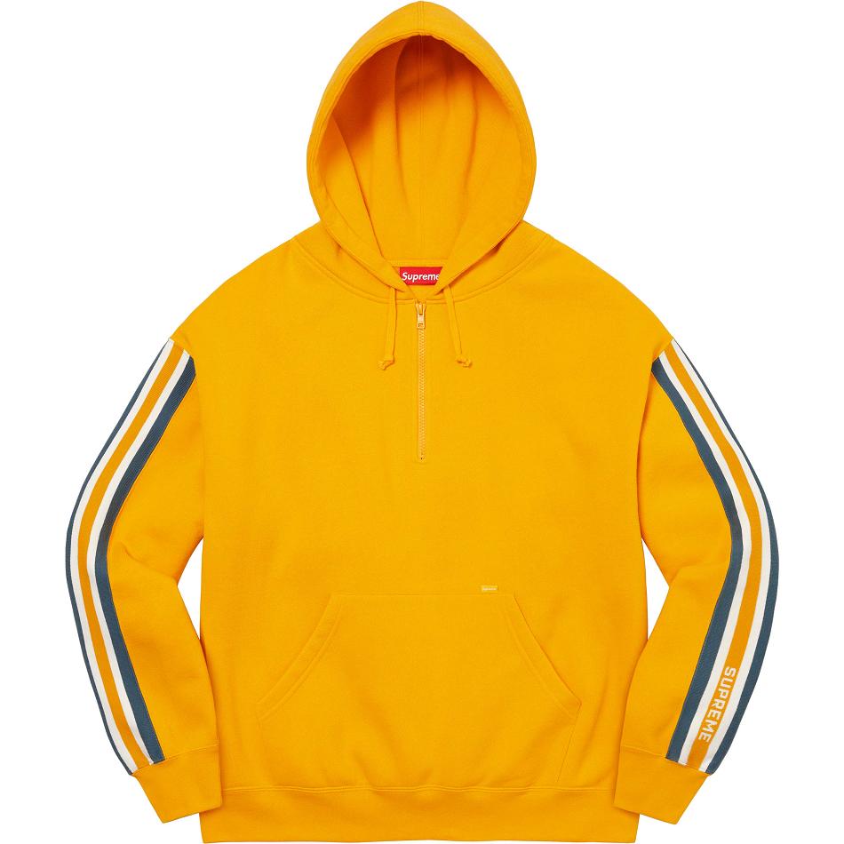 Sudaderas Supreme Half Zip Hooded Doradas | CR294CE