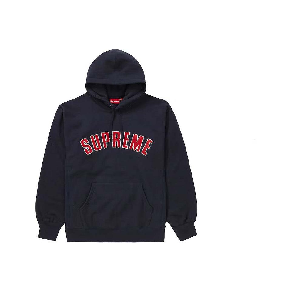 Sudaderas Supreme Pearl Logo Hooded Negras | CR261GL