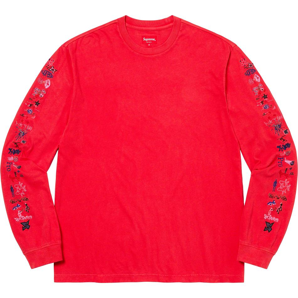 Suéteres Supreme AOI Icons L/S Top Rojas | CR314HK