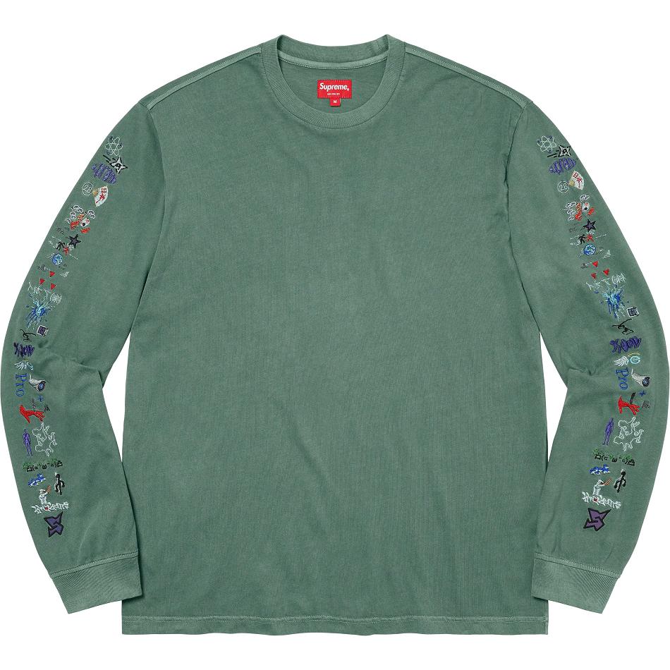 Suéteres Supreme AOI Icons L/S Top Verde | CR313GL