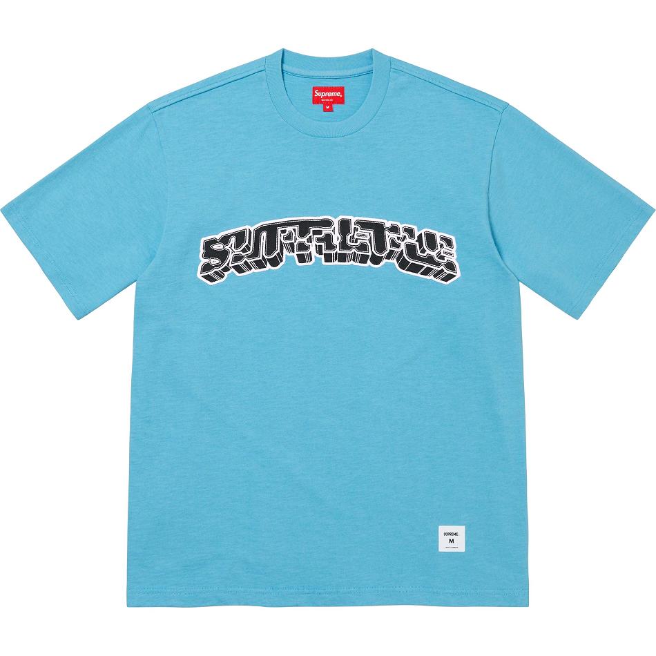 Suéteres Supreme Block Arc S/S Top Azules | CR331UT