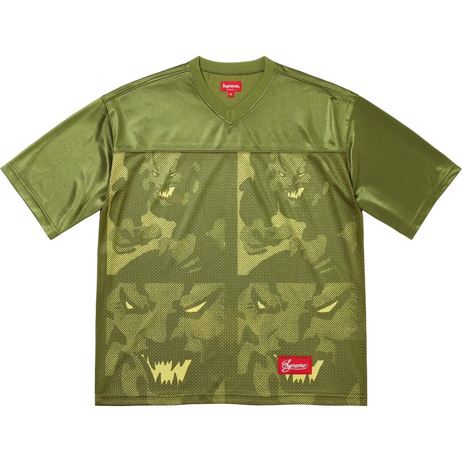 Suéteres Supreme Ronin Football Jersey Verde Oliva | CR306IS