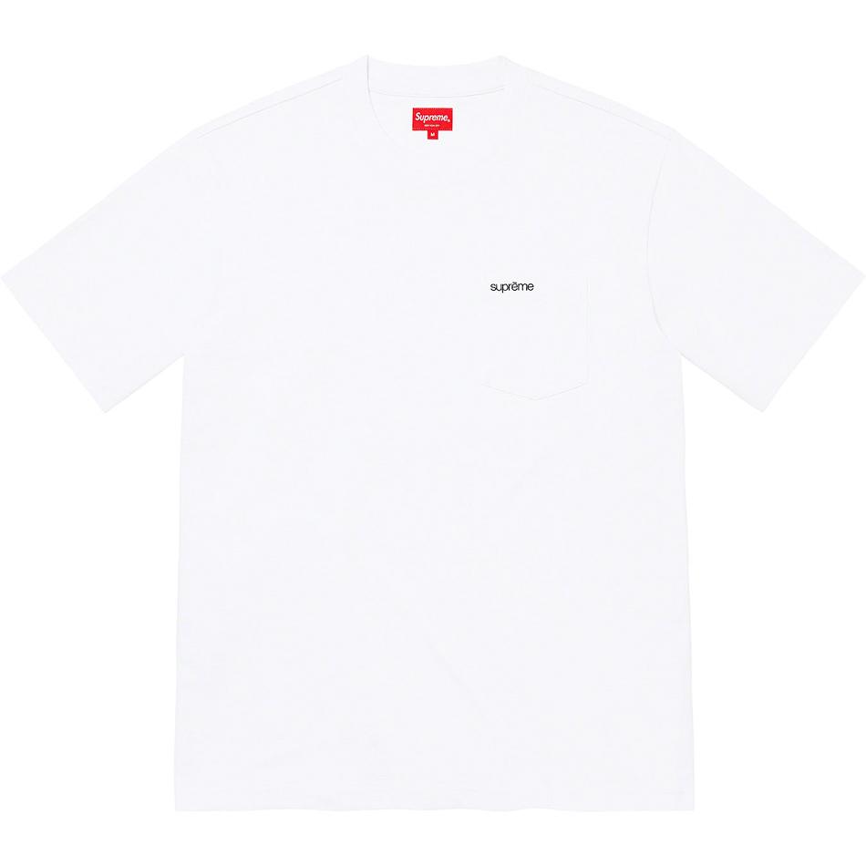 Suéteres Supreme S/S Pocket Tee Blancas | CR322BC