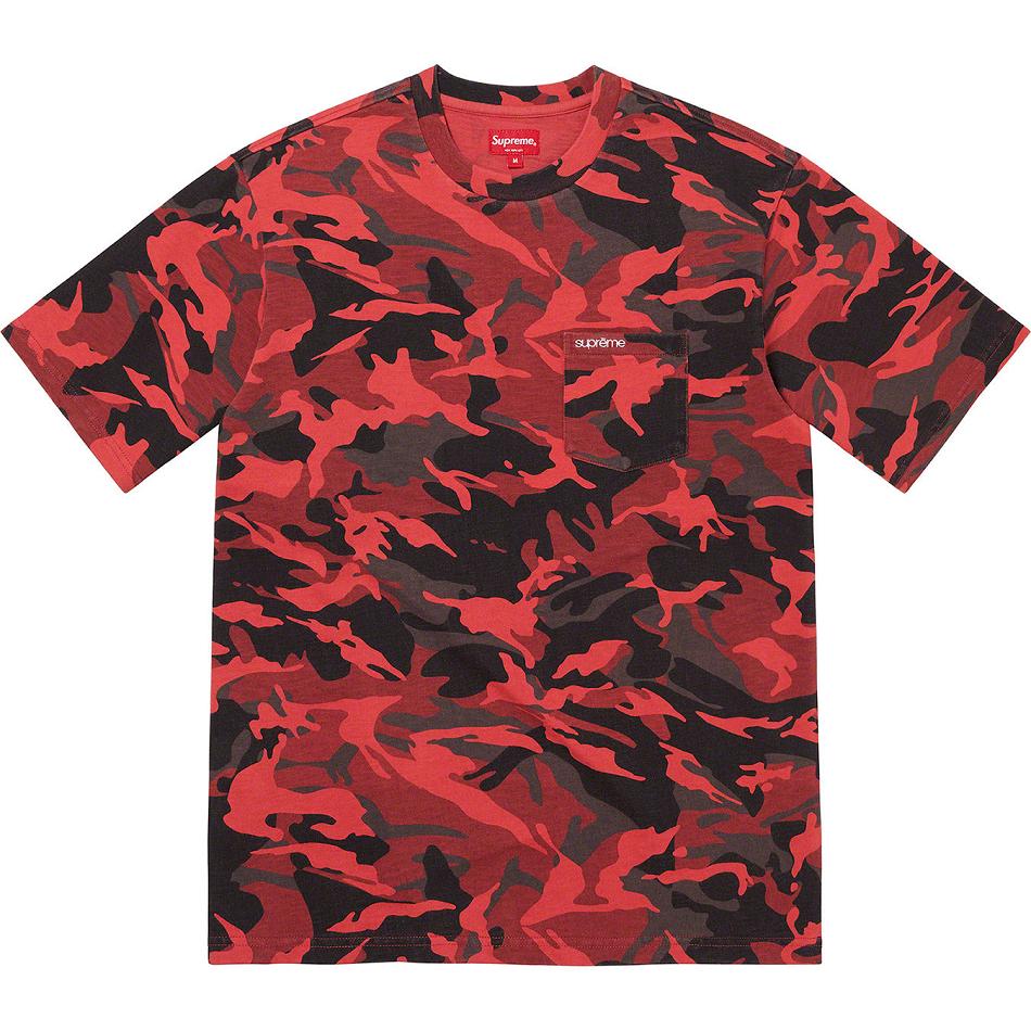 Suéteres Supreme S/S Pocket Tee Rojas | CR318ZG