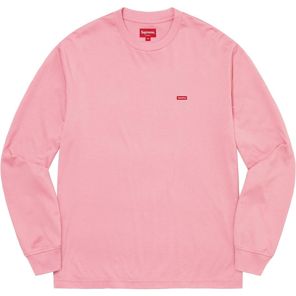 Suéteres Supreme Small Box L/S Tee Rosas | CR344ZG