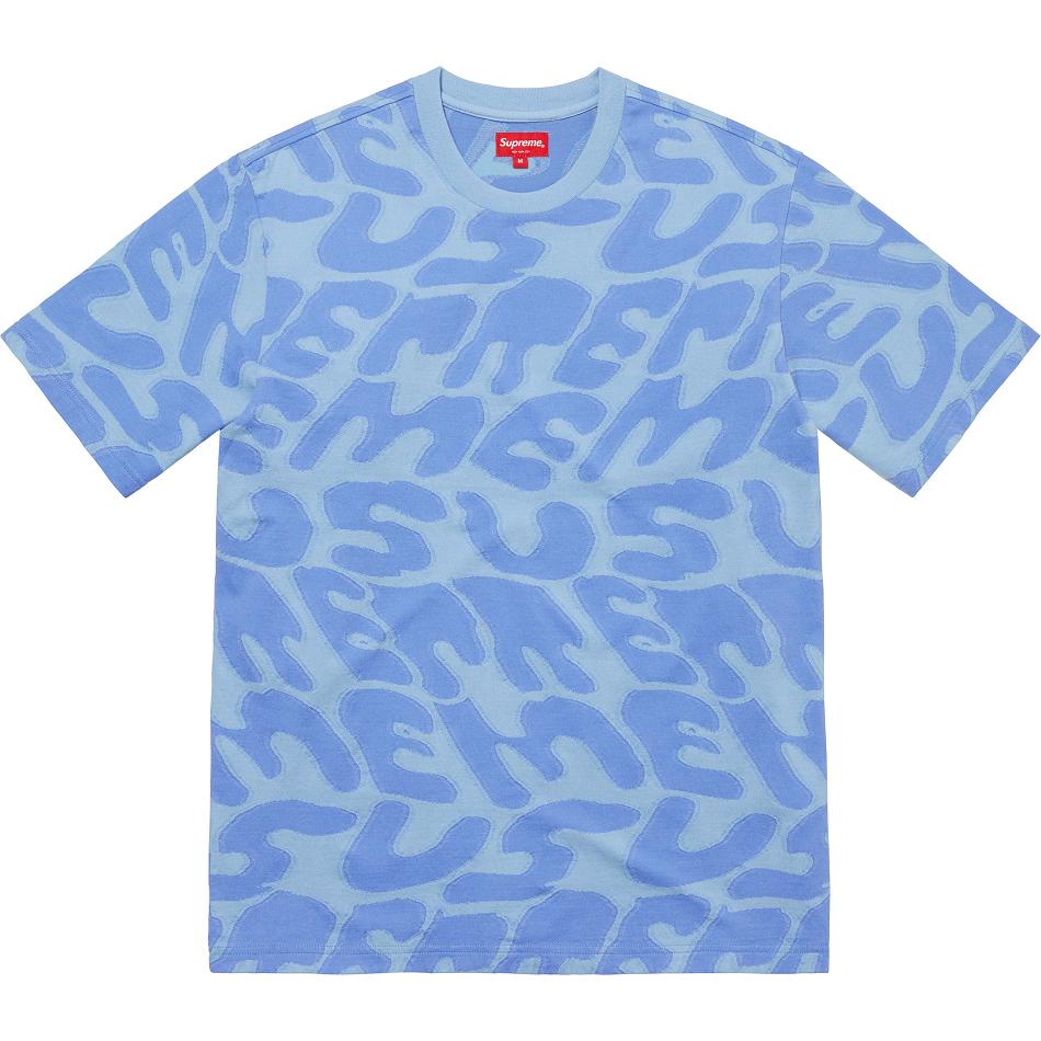 Suéteres Supreme Stacked Intarsia S/S Top Azules | CR310SO