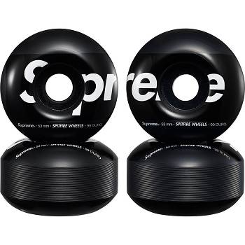 Accesorios Supreme Spitfire® Shop Wheels (Set of 4) Skateboard Negras | CR175UT