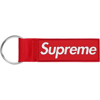 Accesorios Supreme Webbing Keychain Rojas | CR183GL