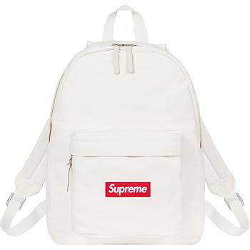 Bolsas Supreme Canvas Backpack Blancas | CR165VD