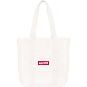 Bolsas Supreme Canvas Tote Blancas | CR168MA