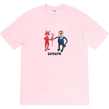 Camiseta Supreme Business Tee Rosas | CR216CE