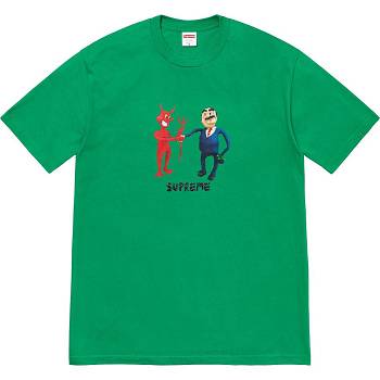 Camiseta Supreme Business Tee Verde | CR214ZG