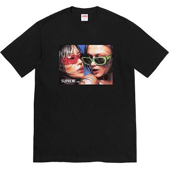 Camiseta Supreme Eyewear Tee Negras | CR227UT