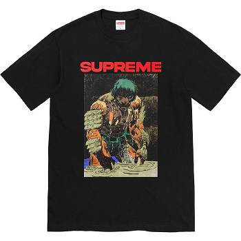 Camiseta Supreme Ronin Tee Negras | CR239LH