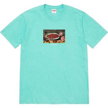 Camiseta Supreme Strawberries Tee Aqua | CR247QZ