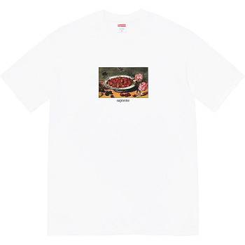 Camiseta Supreme Strawberries Tee Blancas | CR250RW