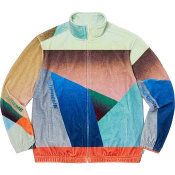 Chaquetas Supreme Geo Velour Track Multicolor | CR449XF