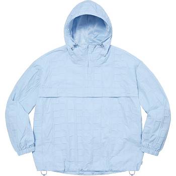 Chaquetas Supreme Repeat Stitch Anorak Azules | CR441DN