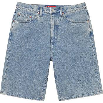 Pantalones Cortos Supreme Baggy Denim Azules | CR355TV